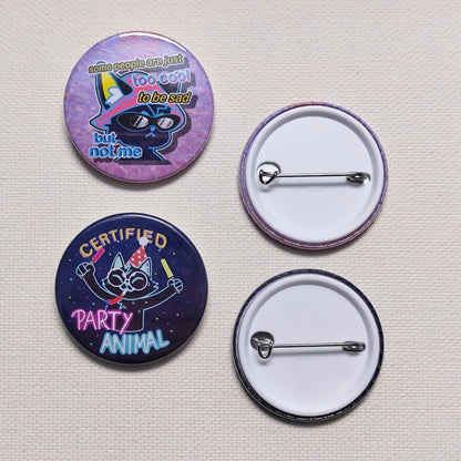 58mm Button Pins
