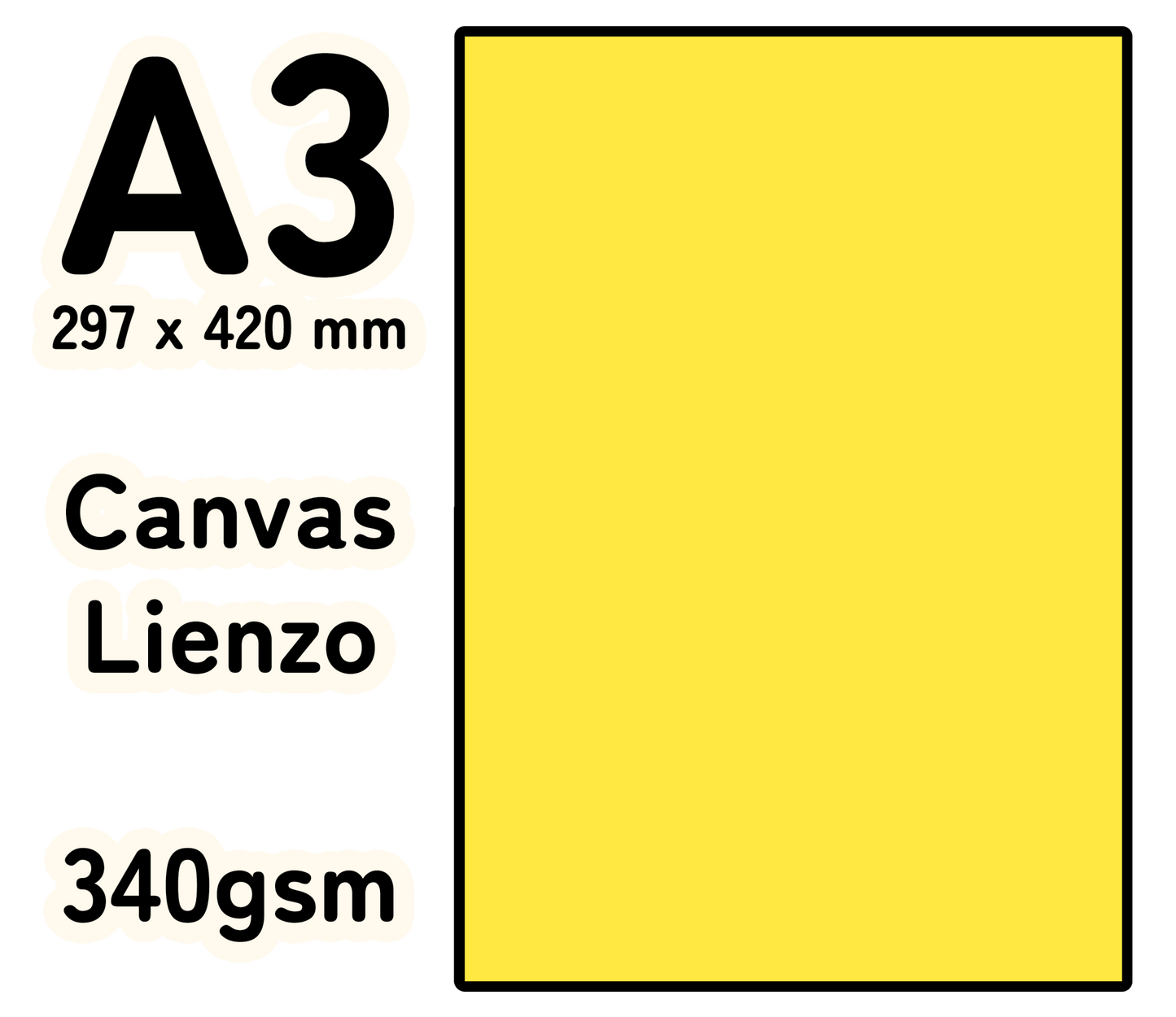 A3 Canvas